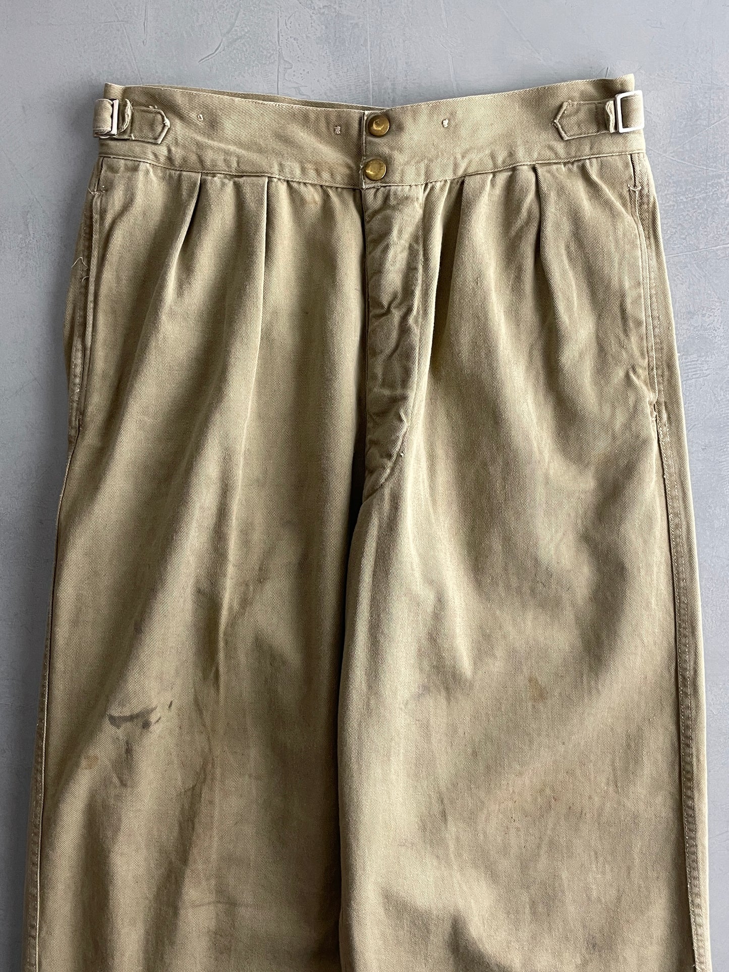 50's Aus Military Press Stud Pants [30"]