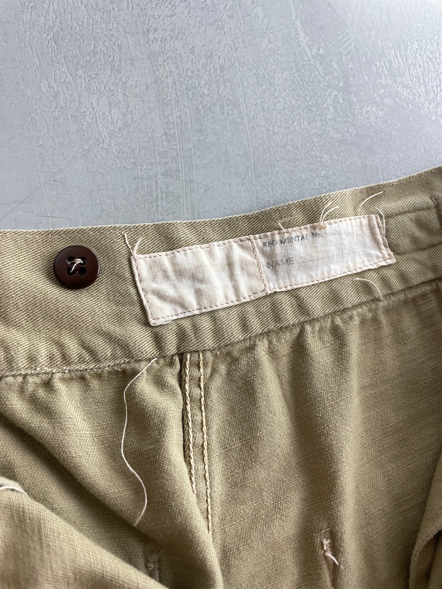 50's Aus Military Press Stud Pants [30"]