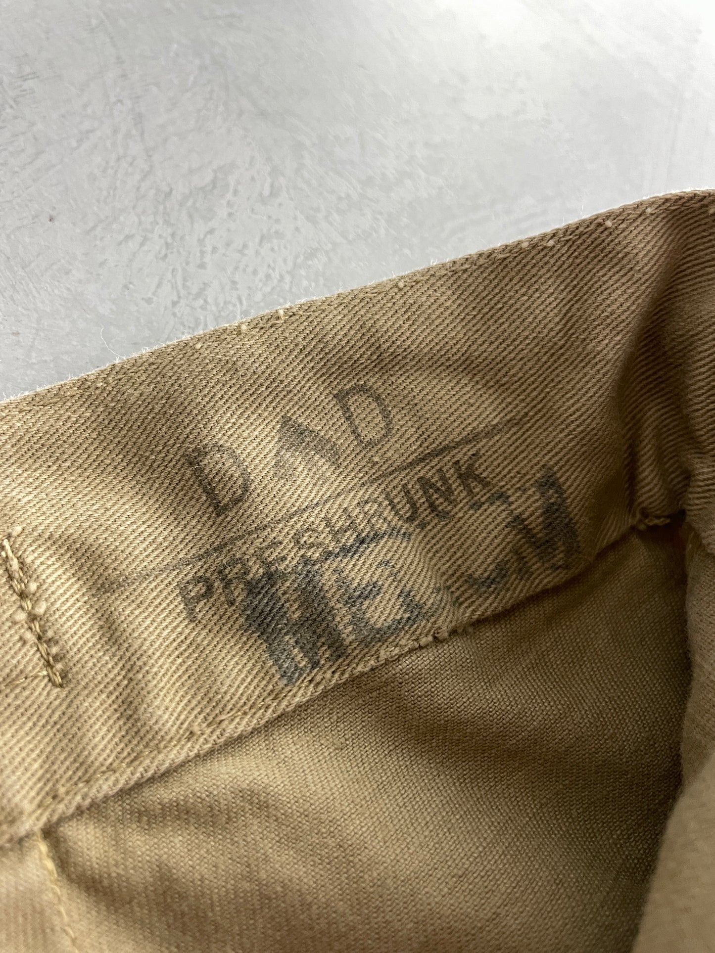 50's Aus Military Press Stud Pants [32"]