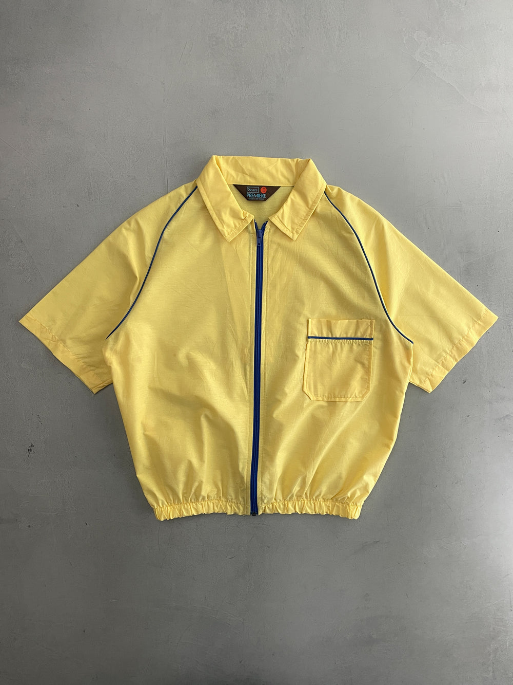1970's Sears Short Sleeve Zip Shirt [M]