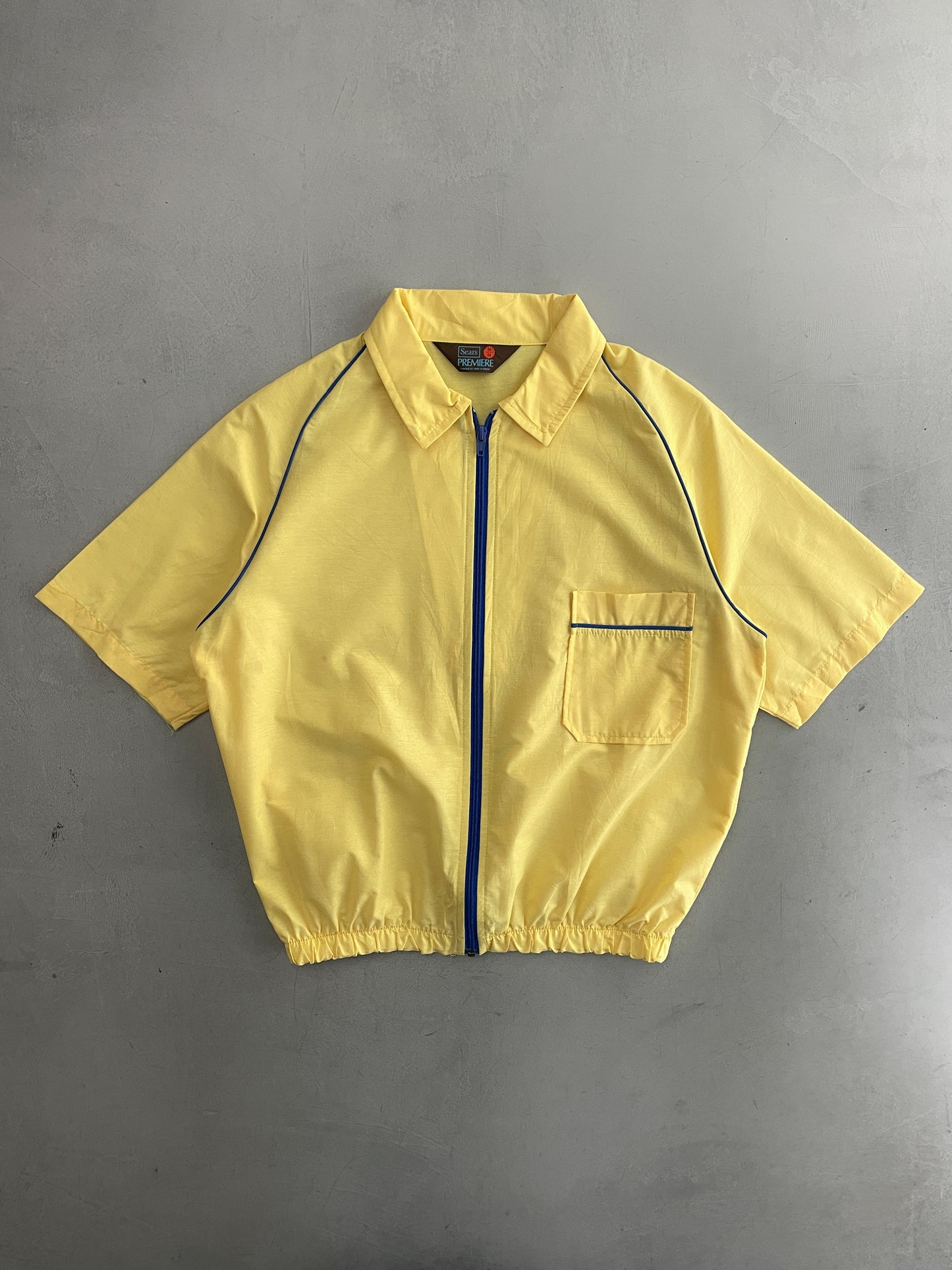 1970's Sears Short Sleeve Zip Shirt [M]