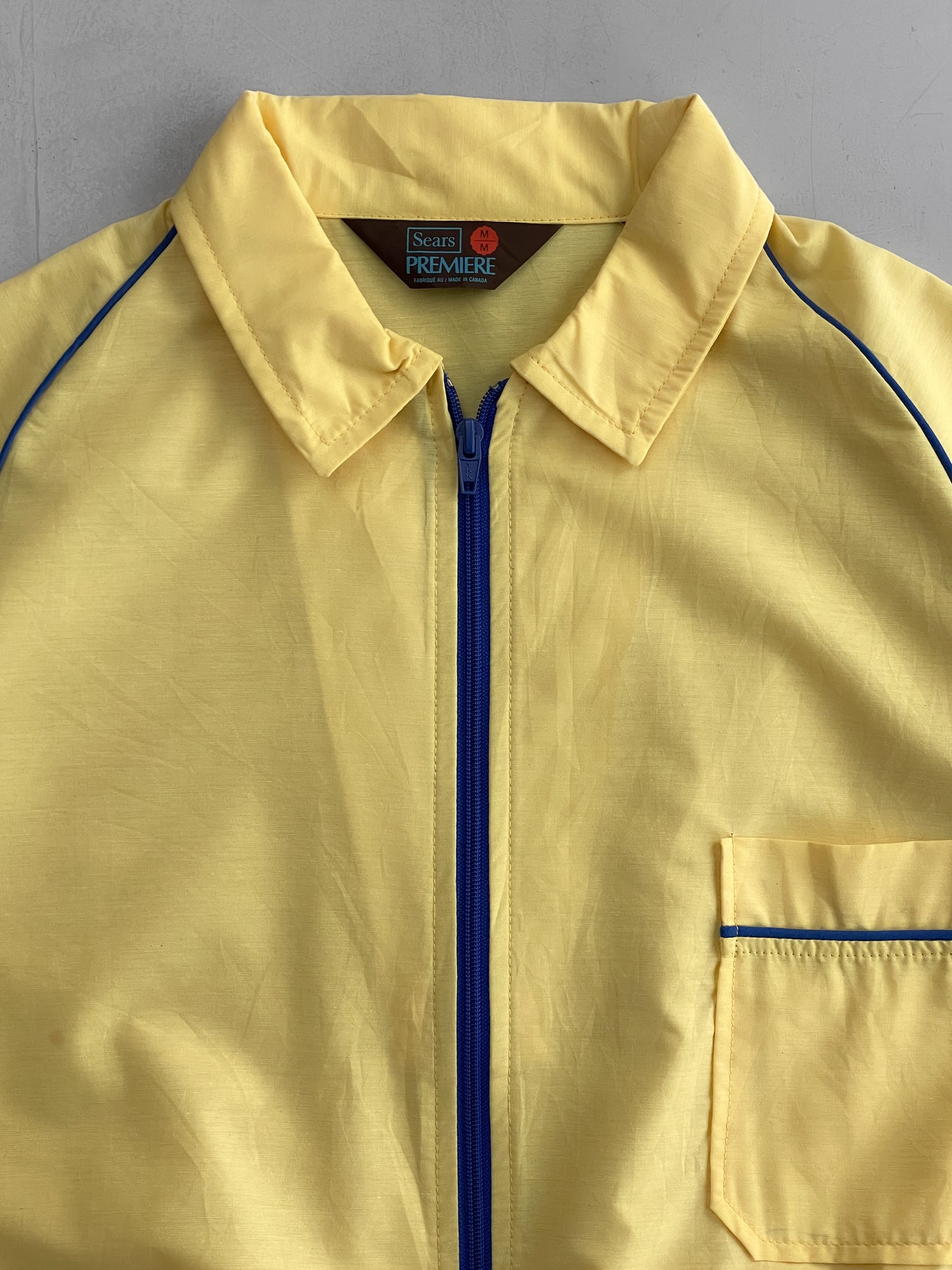 1970's Sears Short Sleeve Zip Shirt [M]