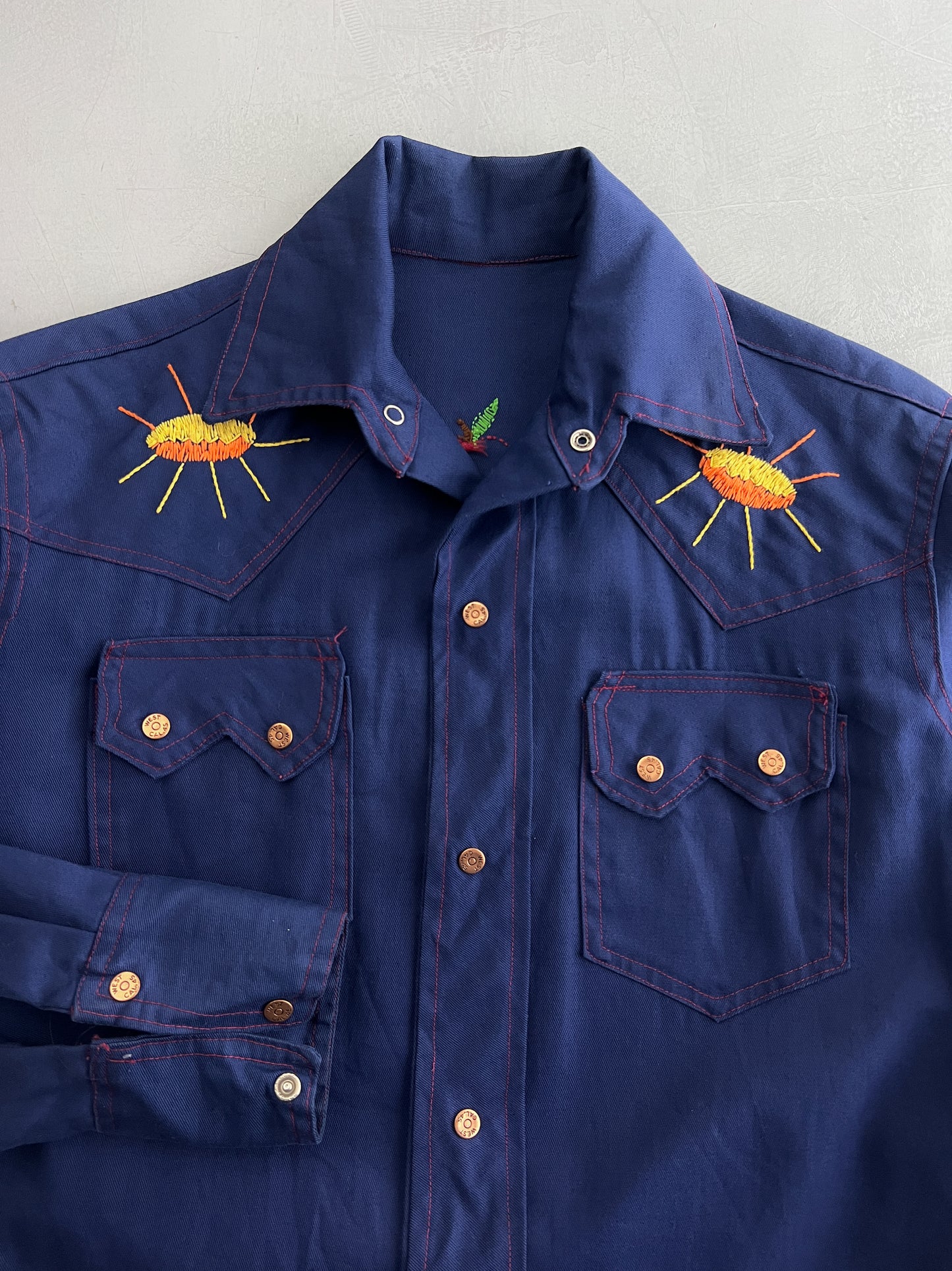 Embroidered Western Shirt [S]