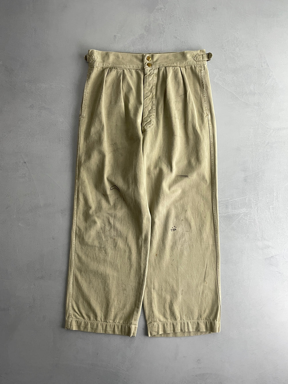 50's Aus Military Press Stud Pants [30"]