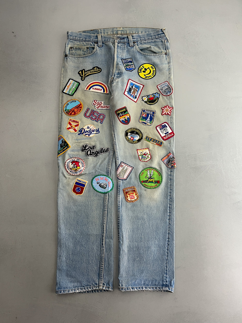 1980's Mega-Patched Levi's 501's [34"]