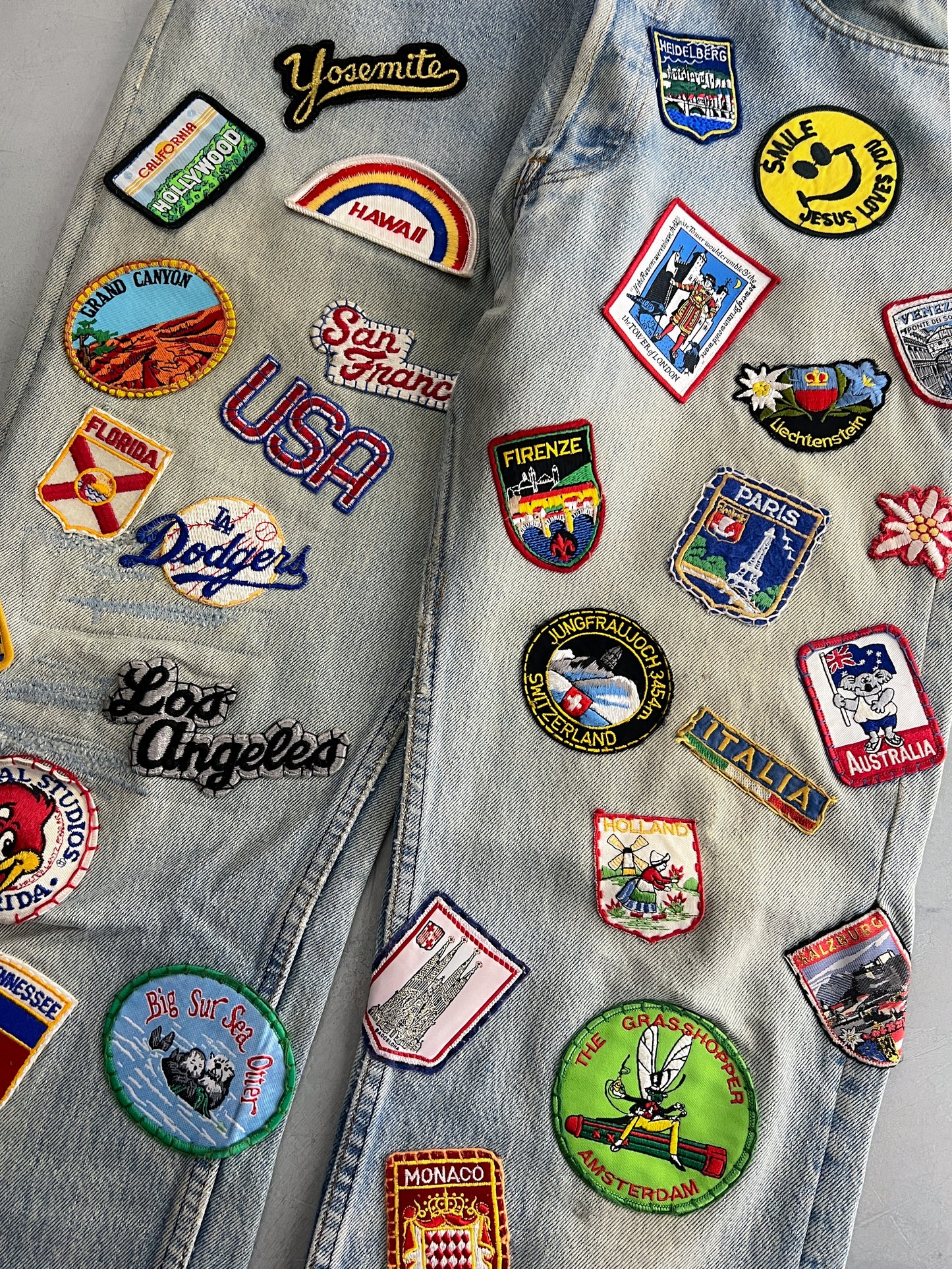 1980's Mega-Patched Levi's 501's [34"]