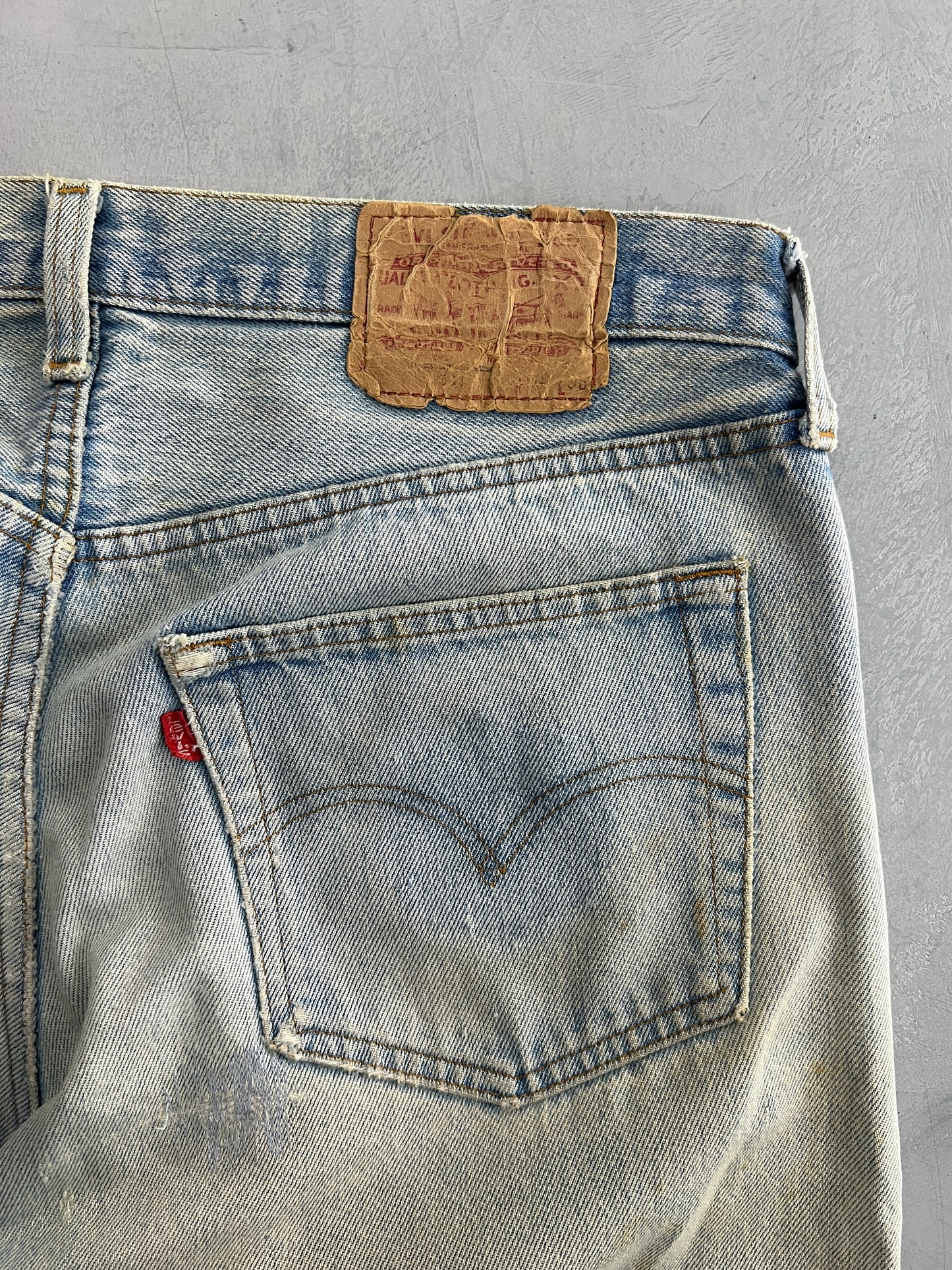 1980's Mega-Patched Levi's 501's [34"]