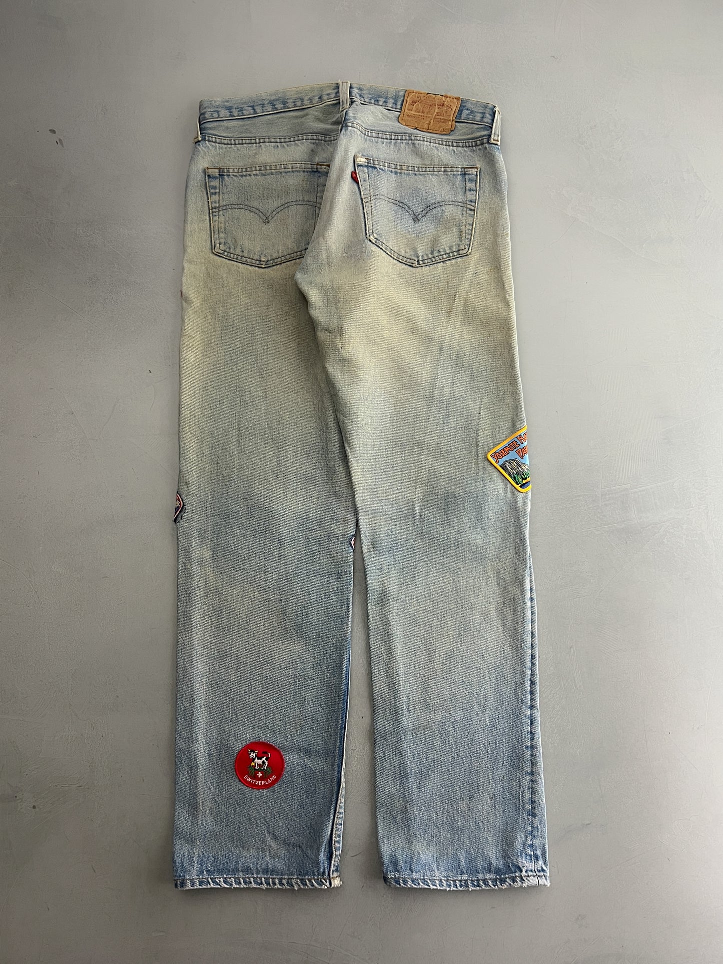 1980's Mega-Patched Levi's 501's [34"]