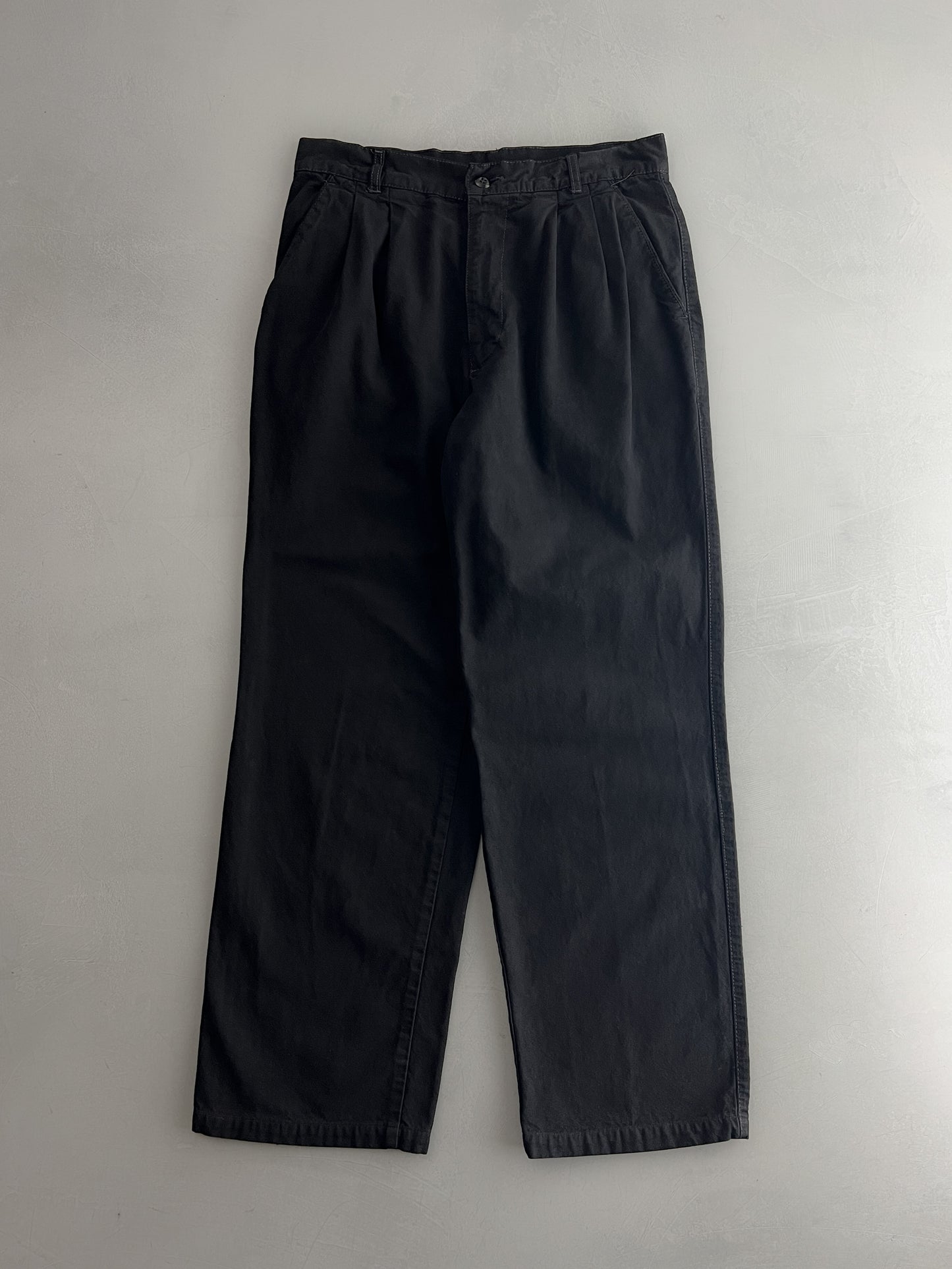 Overdyed Pleated Work Pants [32"]