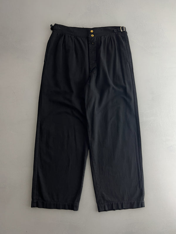 Overdyed 50's Aus Military Press Stud Pants [34"]