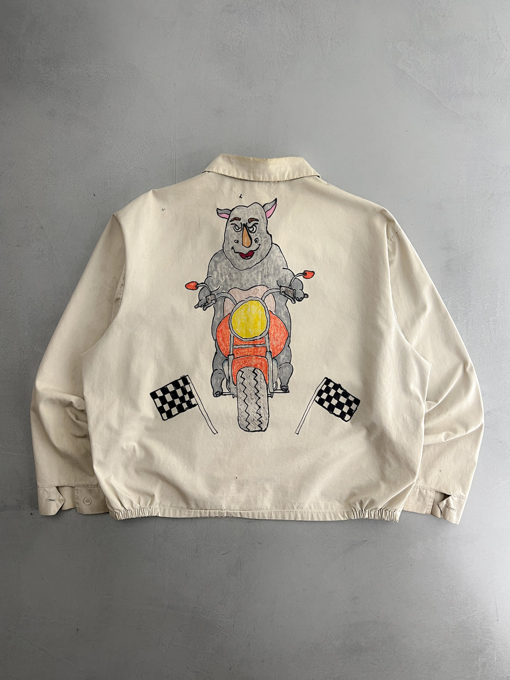 Sears Harrington Jacket w Hand Drawn Details [L]