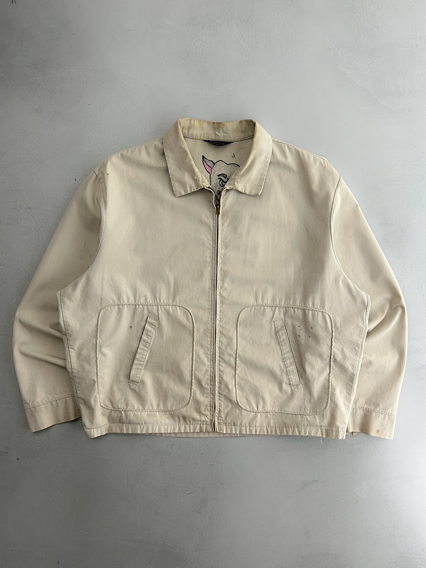 Sears Harrington Jacket w Hand Drawn Details [L]