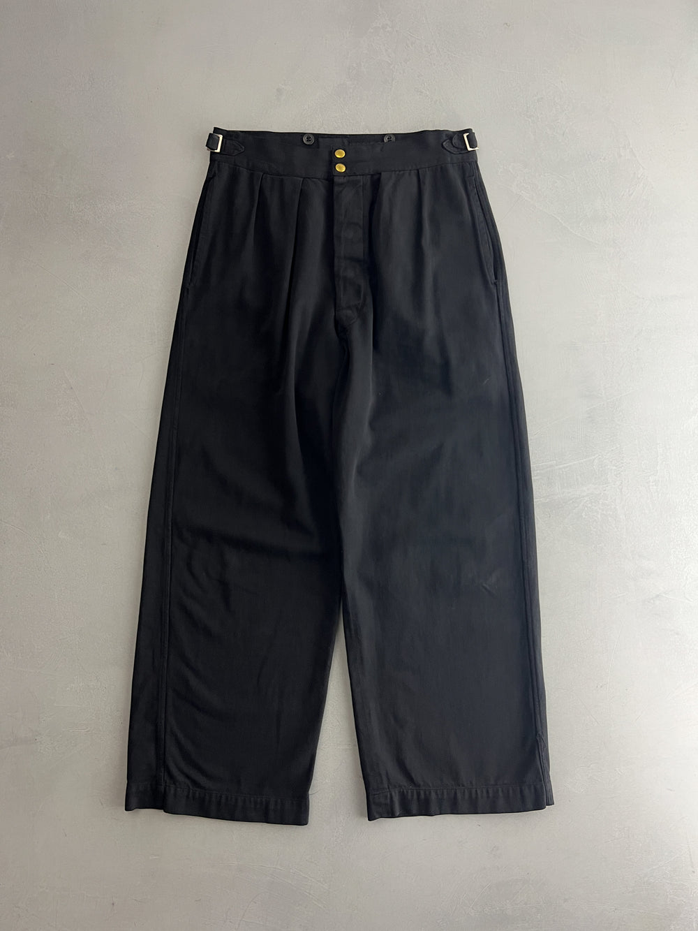 Overdyed 50's Aus Military Press Stud Pants [30"]