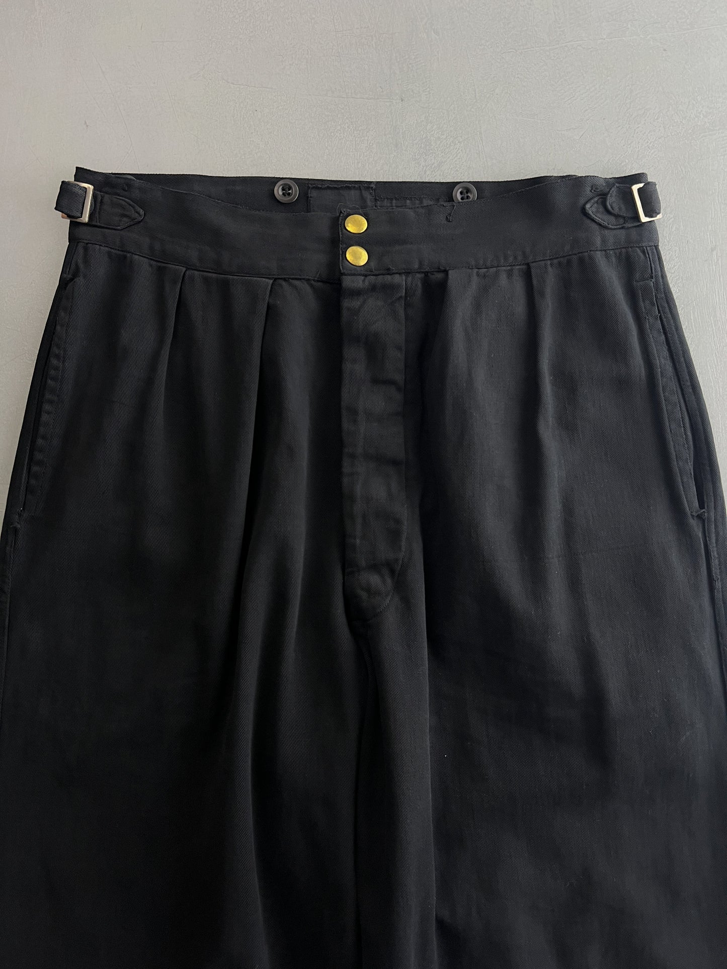 Overdyed 50's Aus Military Press Stud Pants [30"]