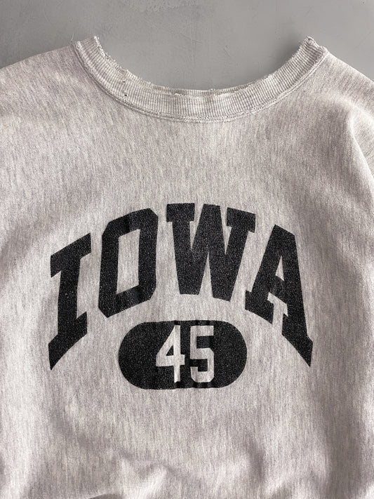 1990's Champion Reverse Weave 'IOWA' Sweatshirt [XL]