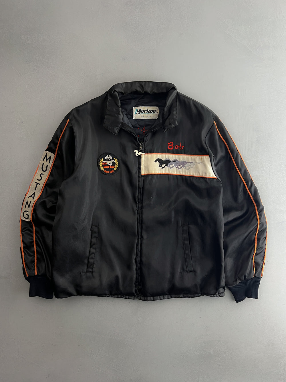 70's Mustang 'B&J Auto Sales' Jacket [L]