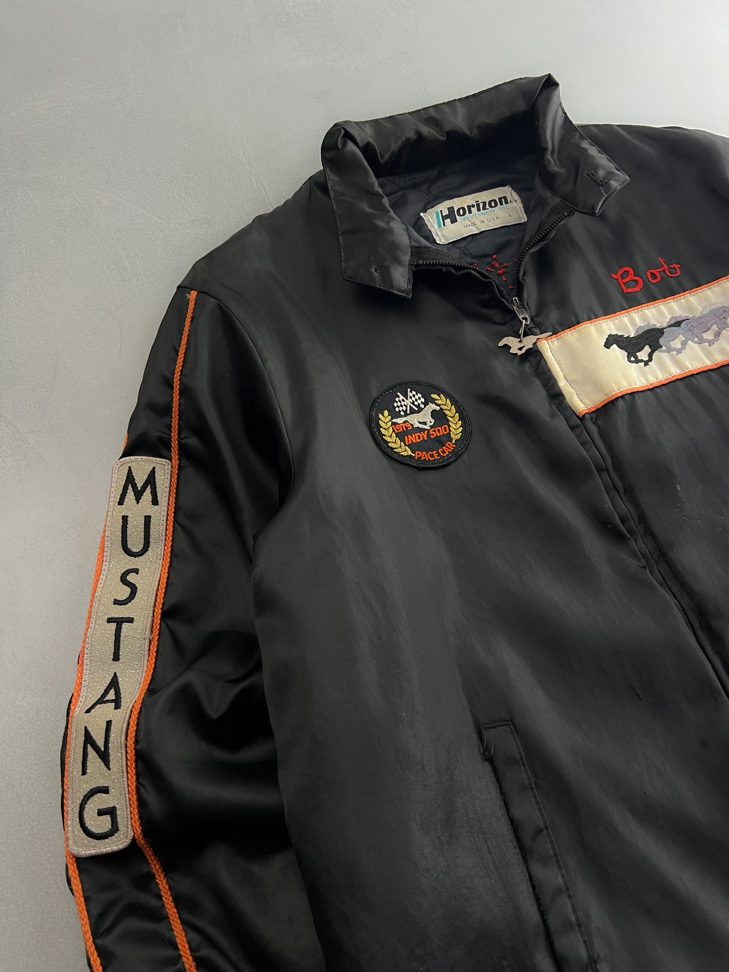 70's Mustang 'B&J Auto Sales' Jacket [L]