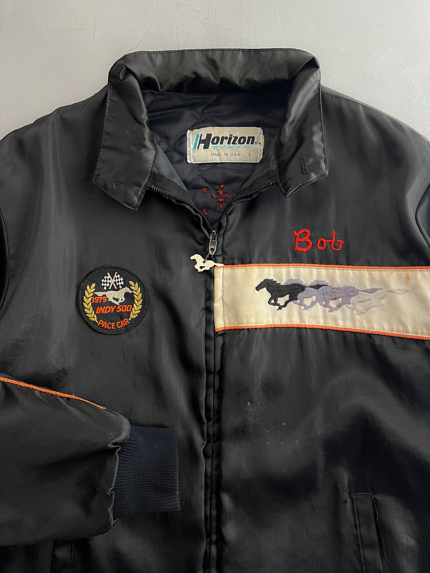 70's Mustang 'B&J Auto Sales' Jacket [L]