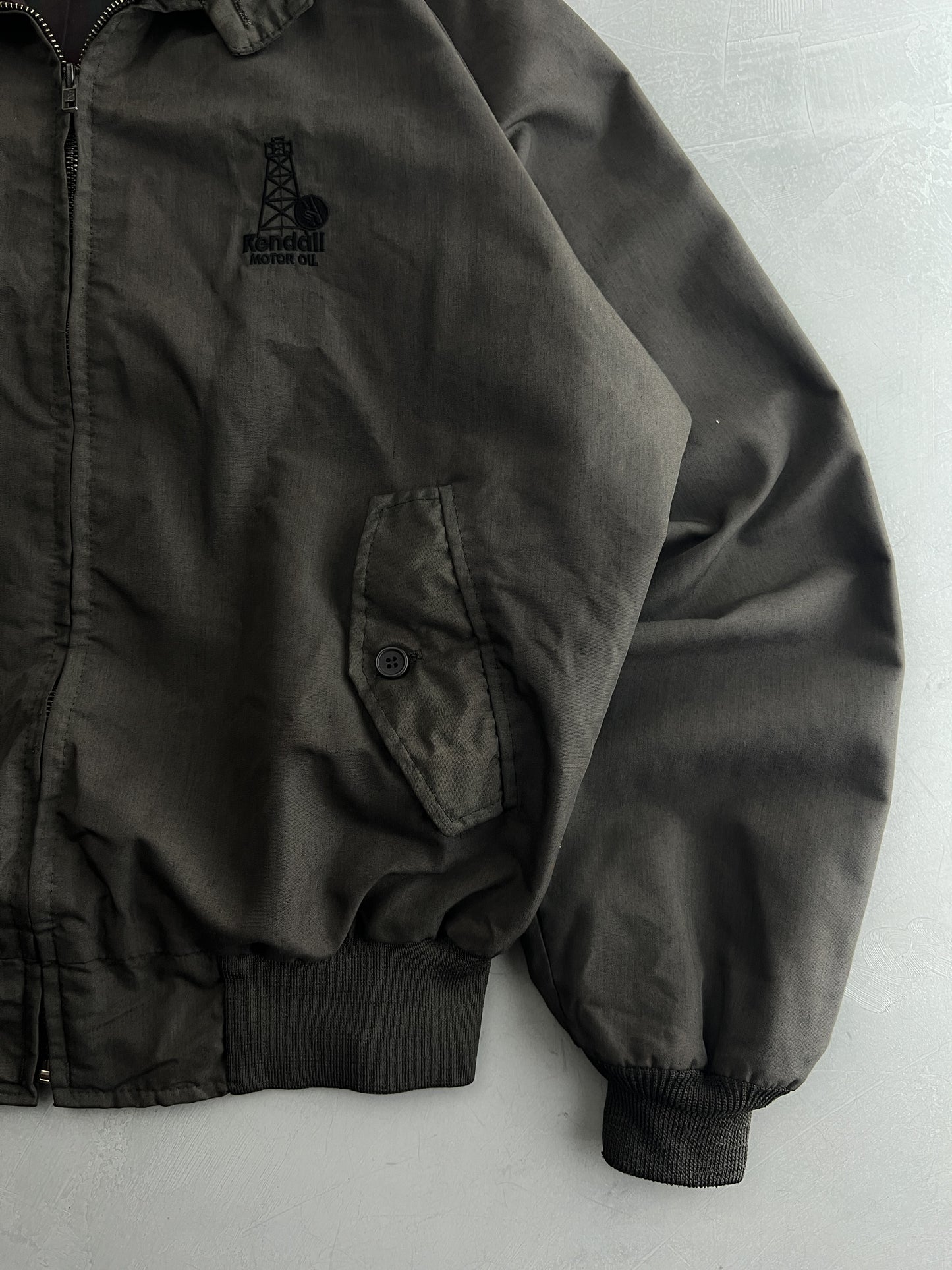 Overdyed Kendall Motor Oil Zip Jacket [M/L]