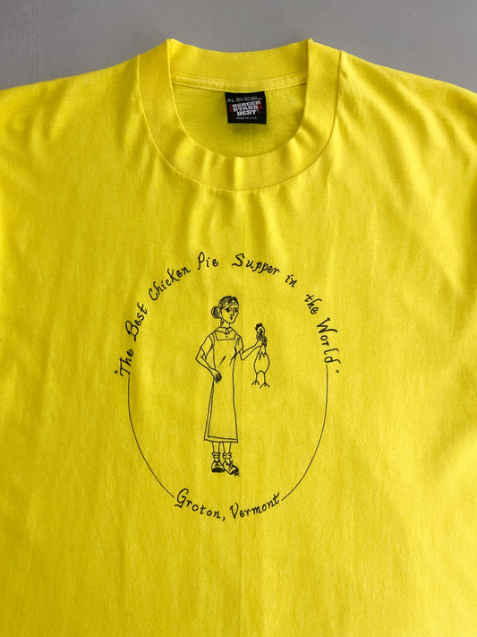 "The Best Chicken Pie Supper In The World" Tee [XL]