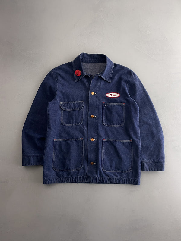 60's Wrangler Blue Bell Denim Chore Jacket [M]