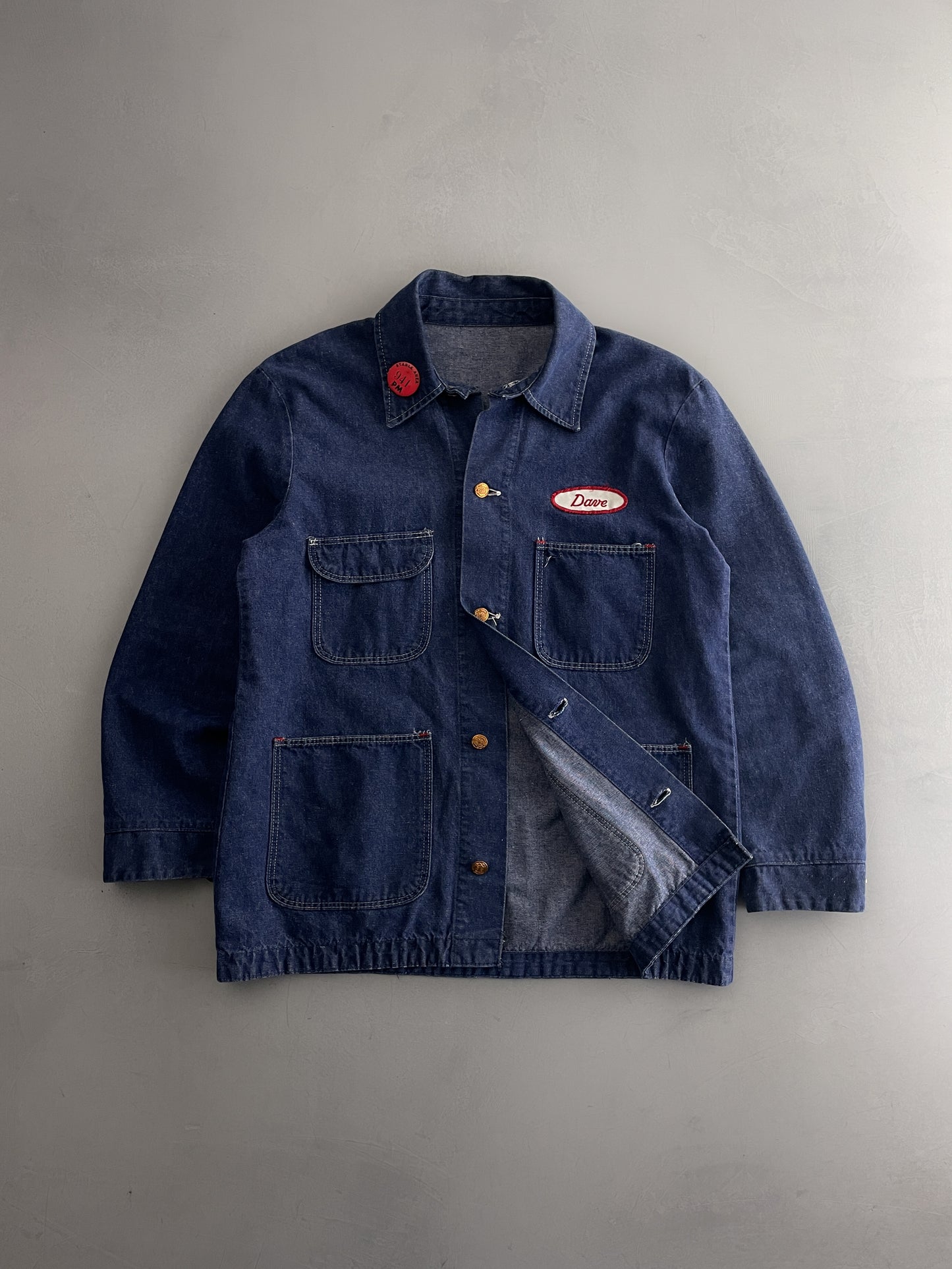 60's Wrangler Blue Bell Denim Chore Jacket [M]