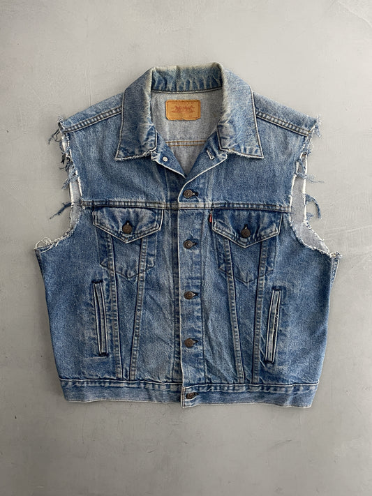 Made in USA Levi's Denim Vest [L]
