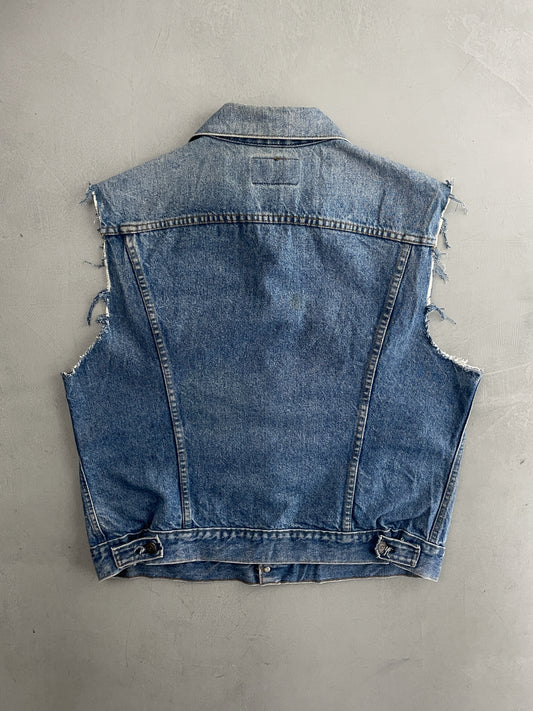 Made in USA Levi's Denim Vest [L]