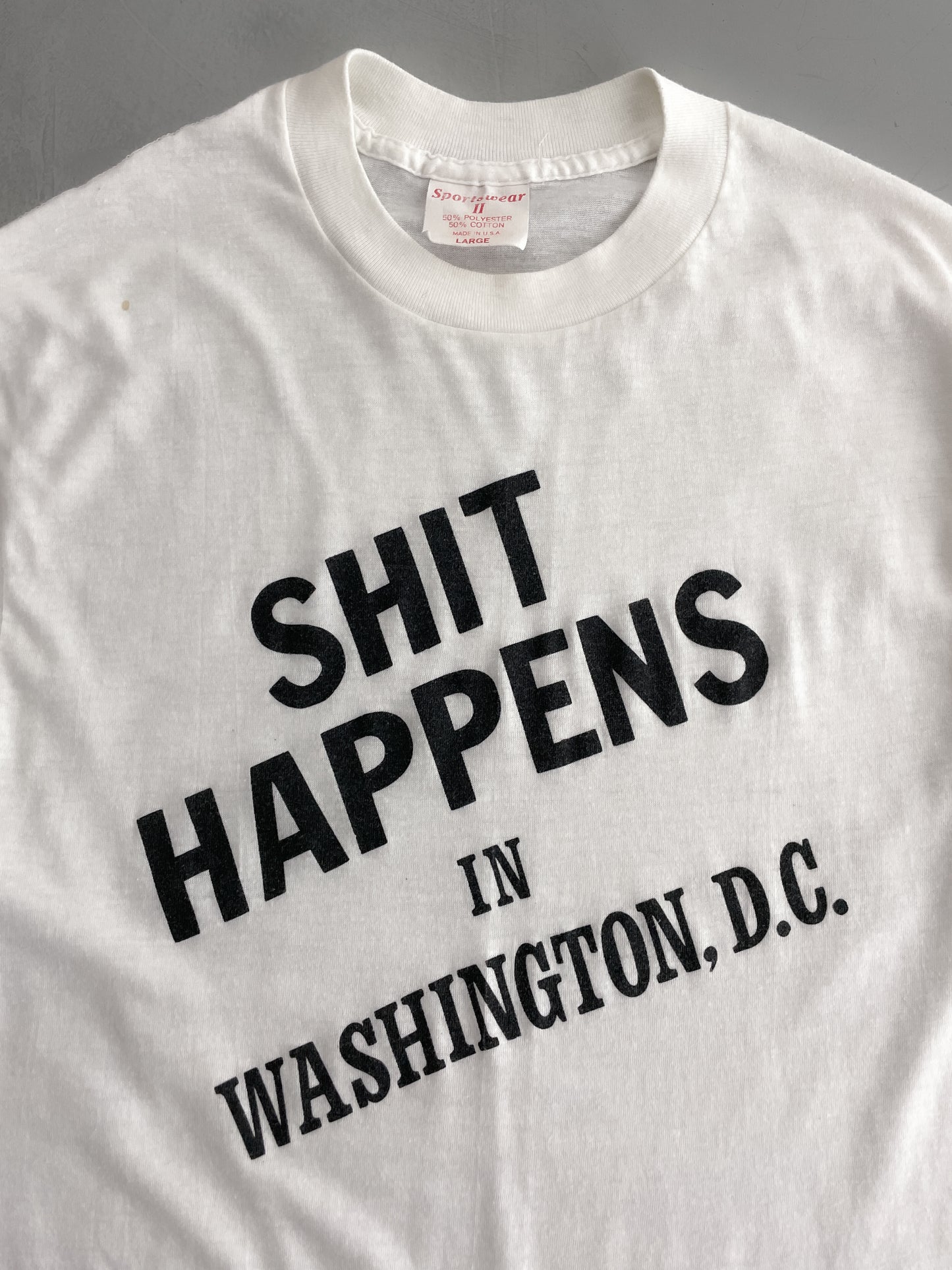 Shit Happens In Washington, D.C. Tee [M]