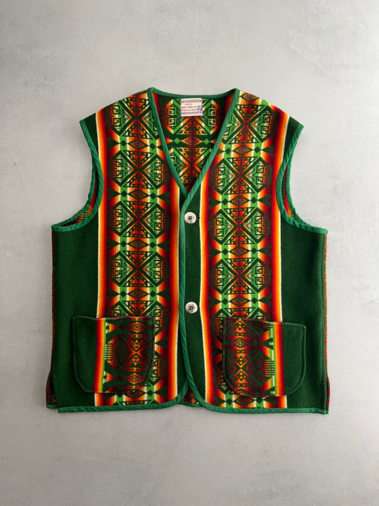 Wool Chimayo Trading Post Vest [XL]