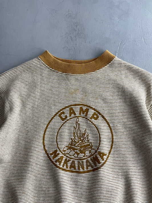 60's Camp Nakanawa Short Sleeve Sweatshirt [M]