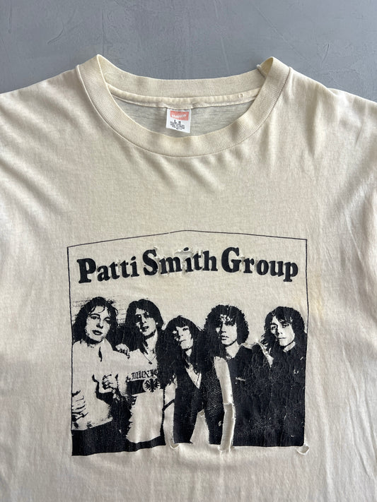 80's Thrashed Patti Smith Tee [L]