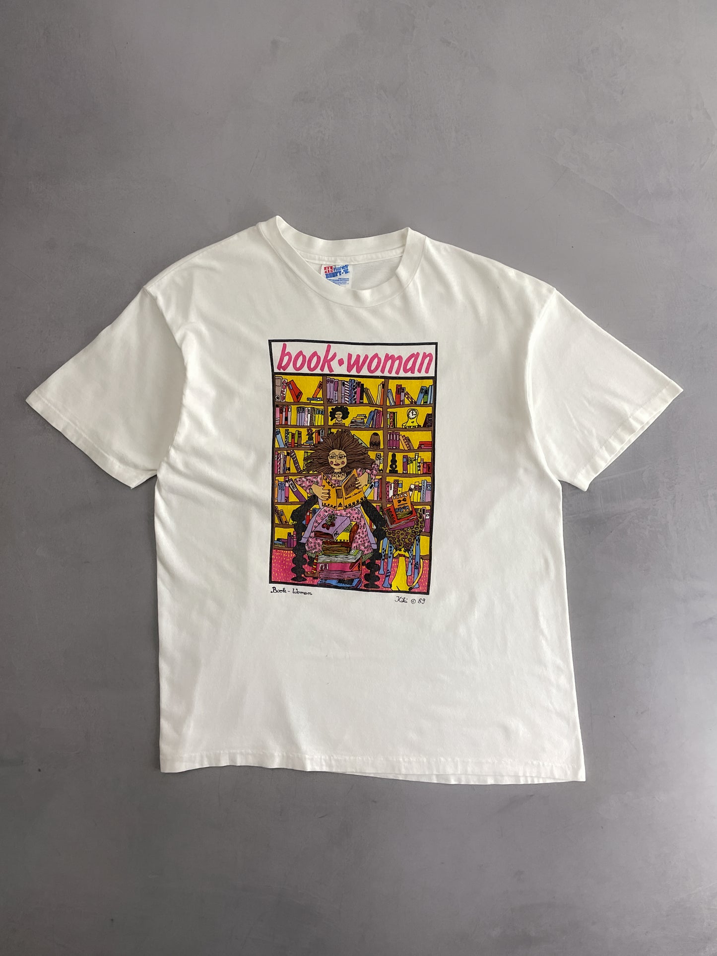 1980's Book Woman Tee [L]