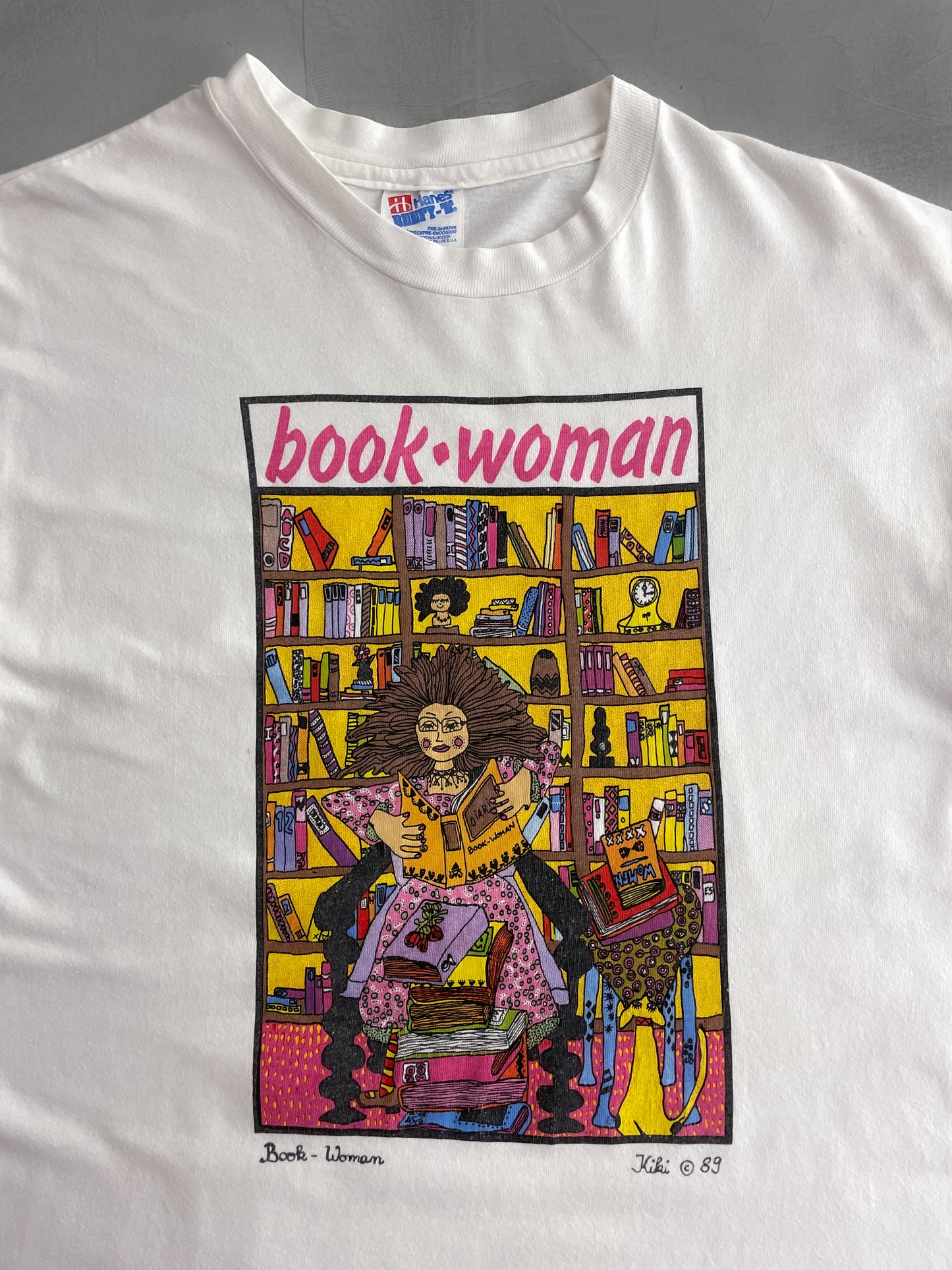 1980's Book Woman Tee [L]