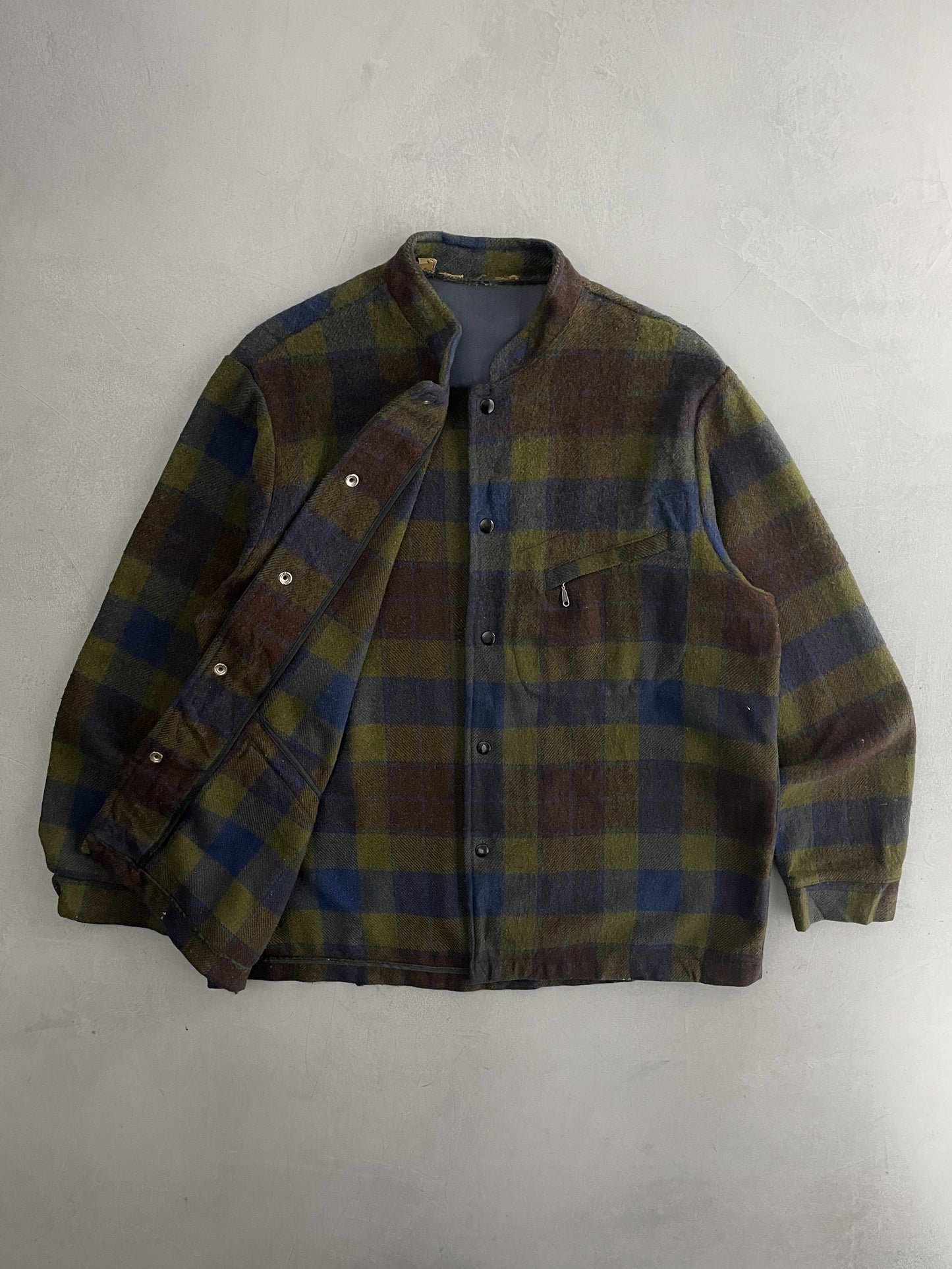 1970's Tartan Jacket [L]