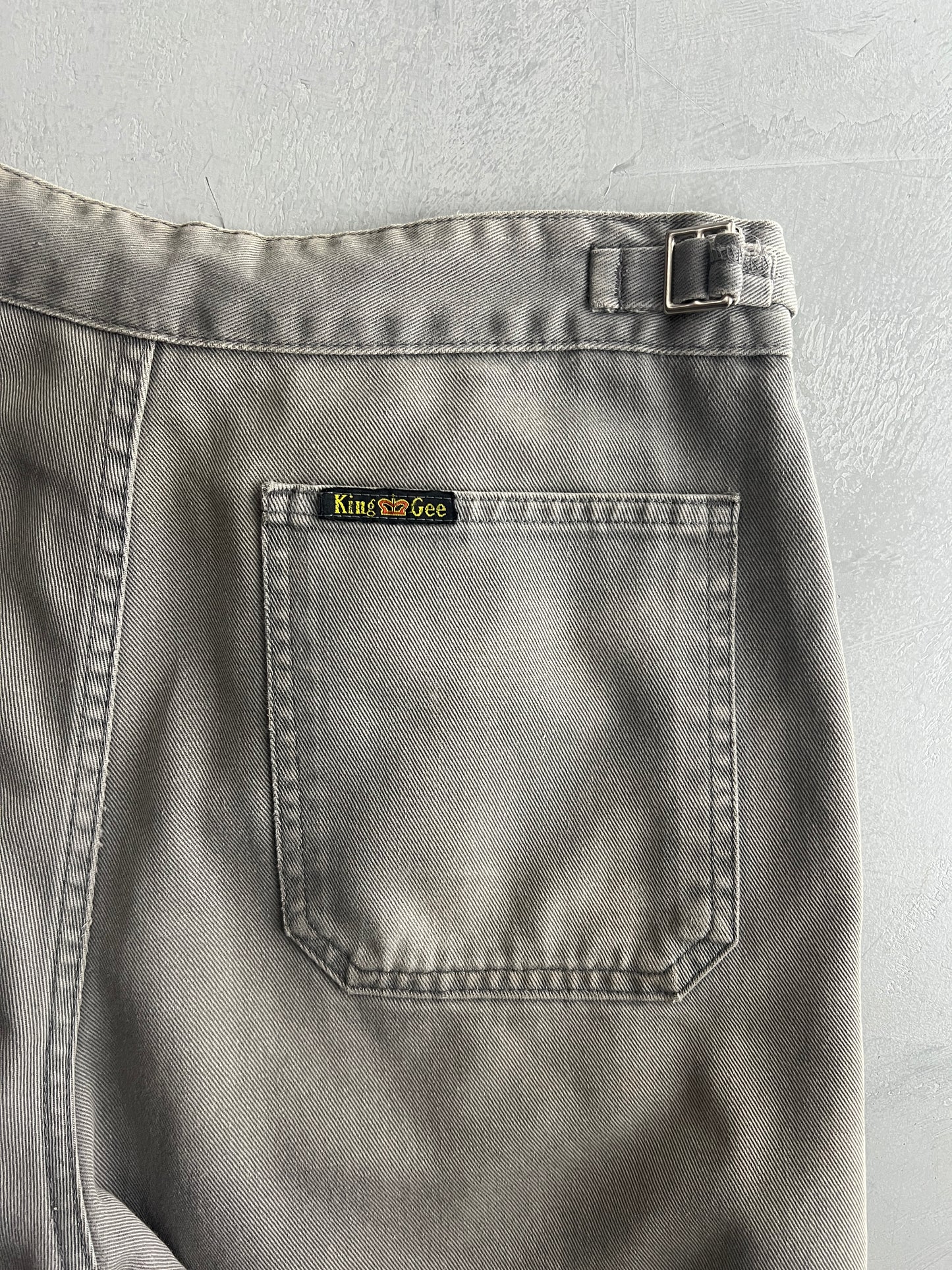 Faded King Gee Work Shorts [31"]