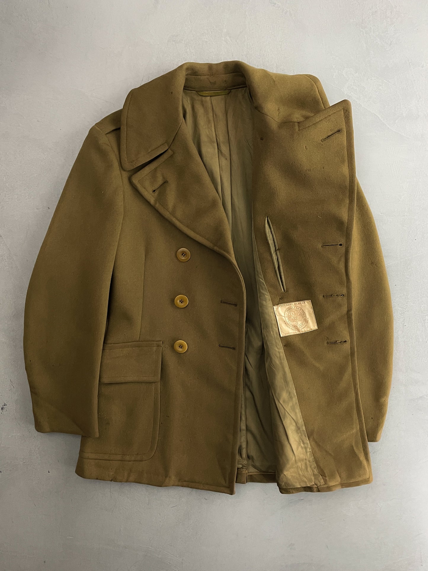 1930's British Beaver Felt Coat [M]
