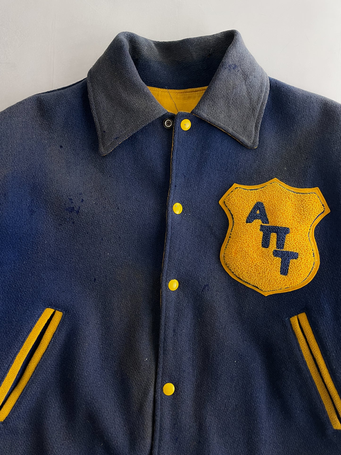 60's Sun-faded AπT Varsity Jacket [M/L]