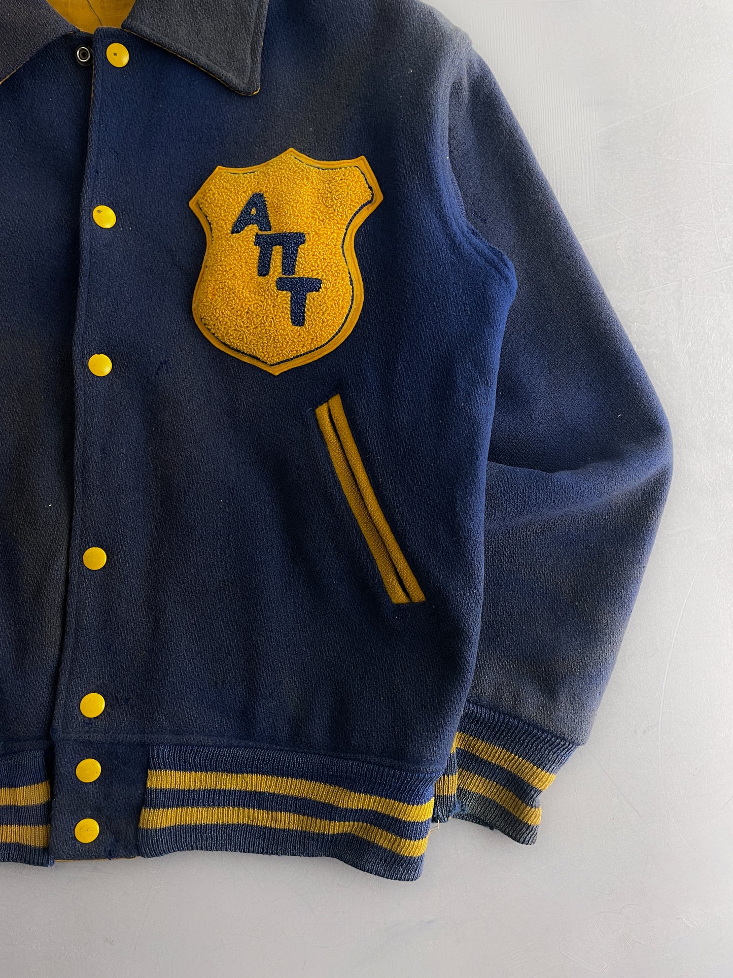 60's Sun-faded AπT Varsity Jacket [M/L]