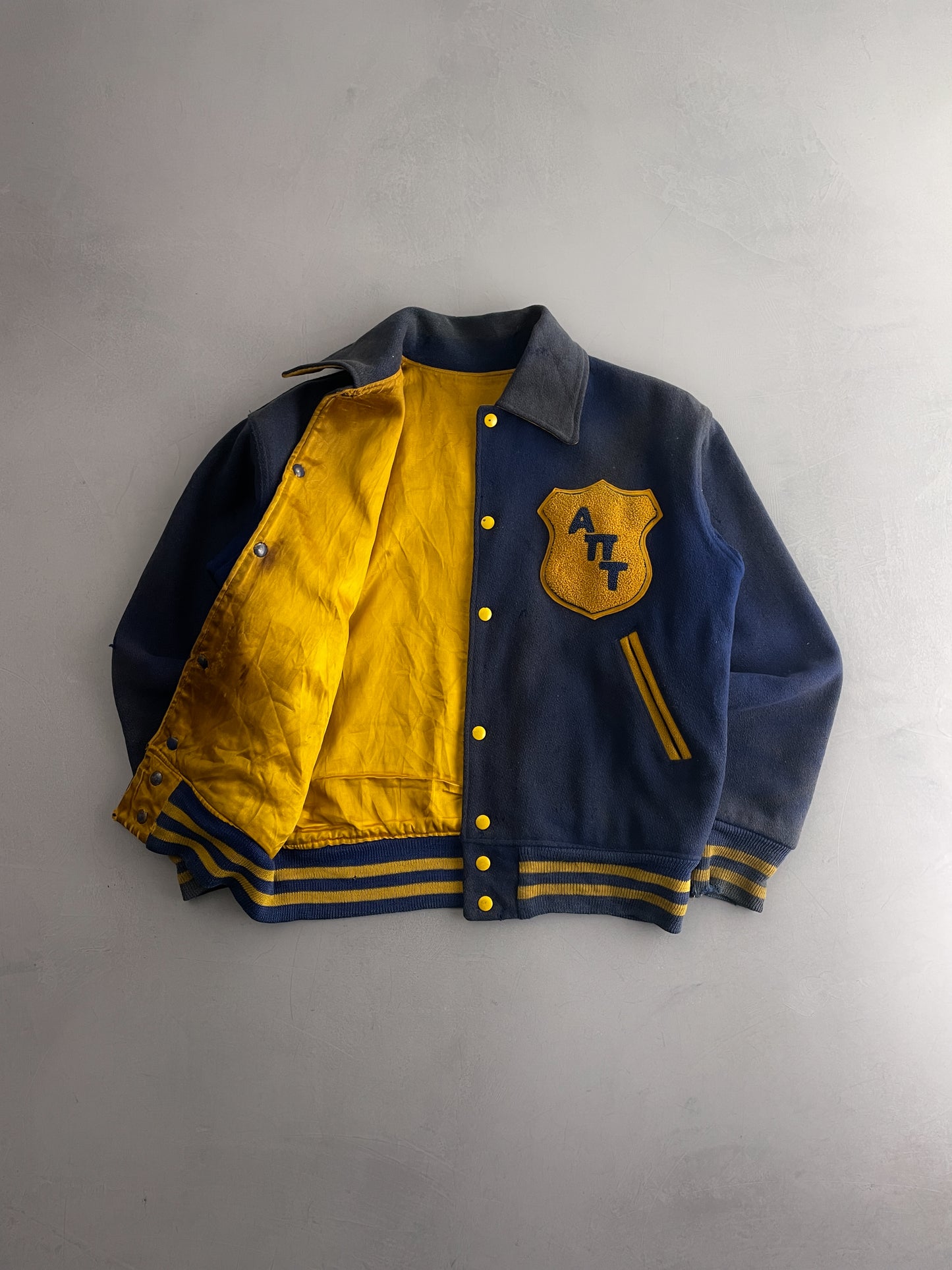 60's Sun-faded AπT Varsity Jacket [M/L]