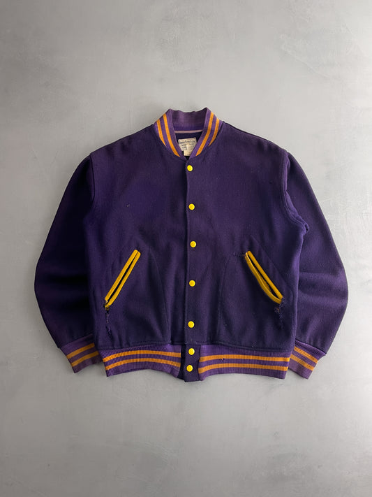 60's C.B.A. Varsity Jacket [M/L]