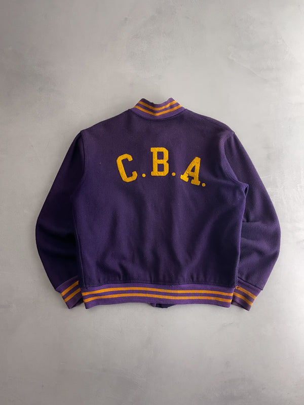 60's C.B.A. Varsity Jacket [M/L]