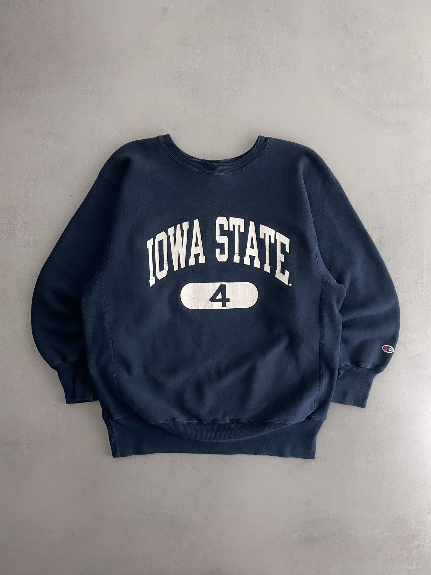 1990's Champion Reverse Weave 'Iowa State' Sweatshirt [XL]