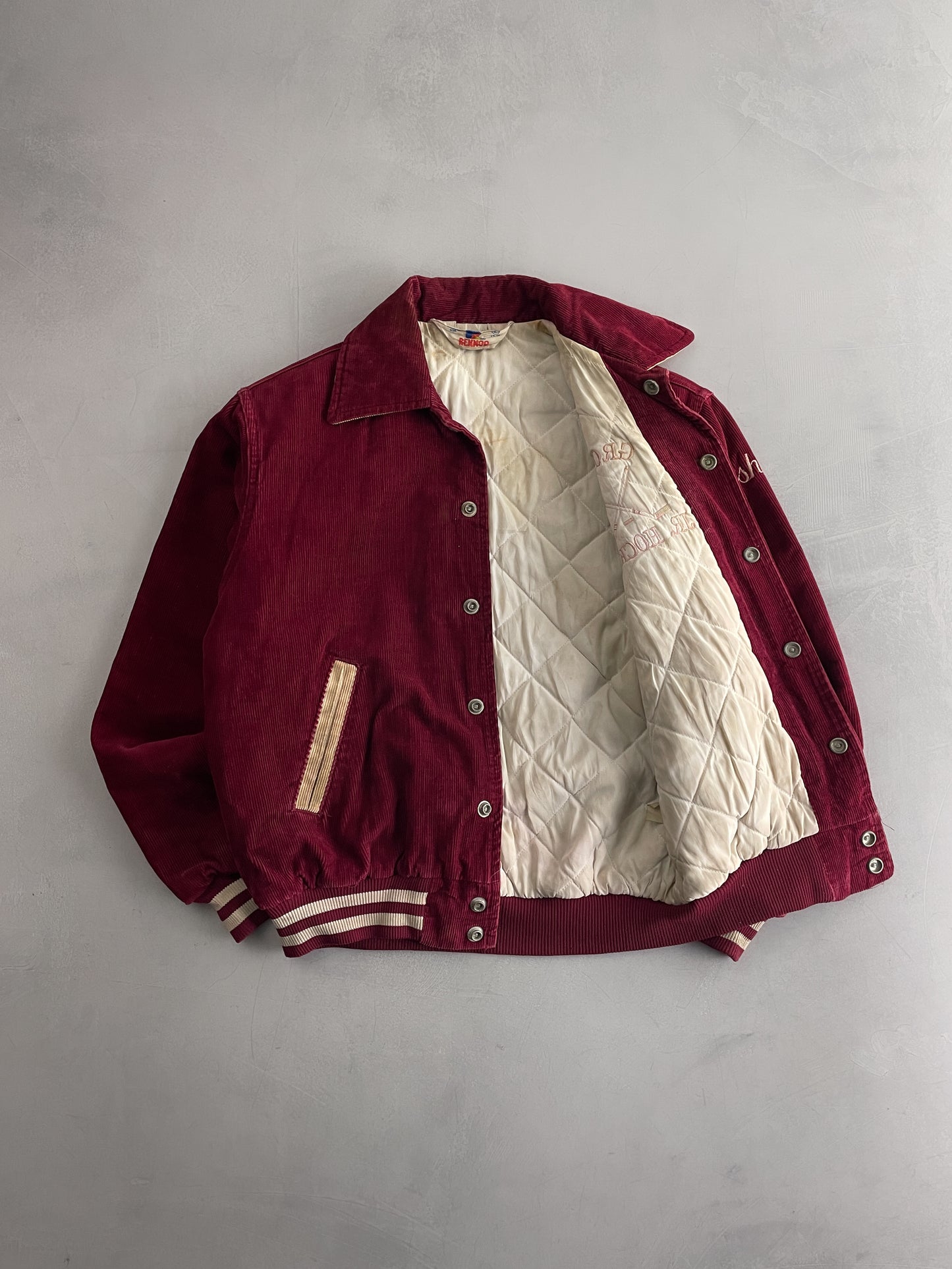 Groton Jr. Hockey Cord Varsity Jacket [S]