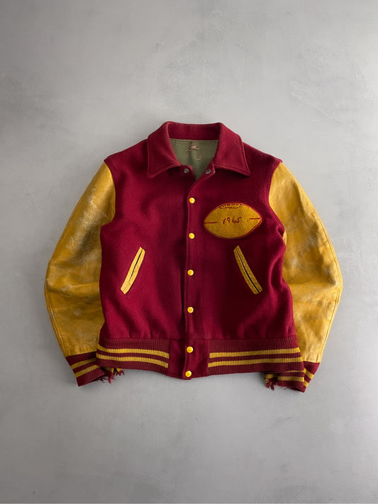 60's New Brighton Lions Varsity Jacket [L]