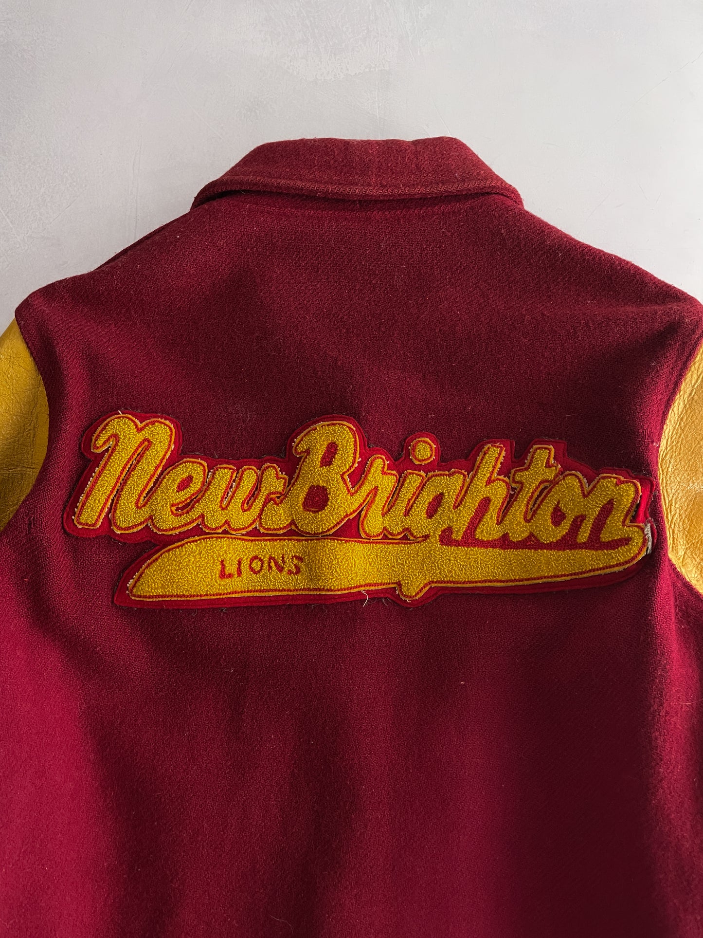 60's New Brighton Lions Varsity Jacket [L]