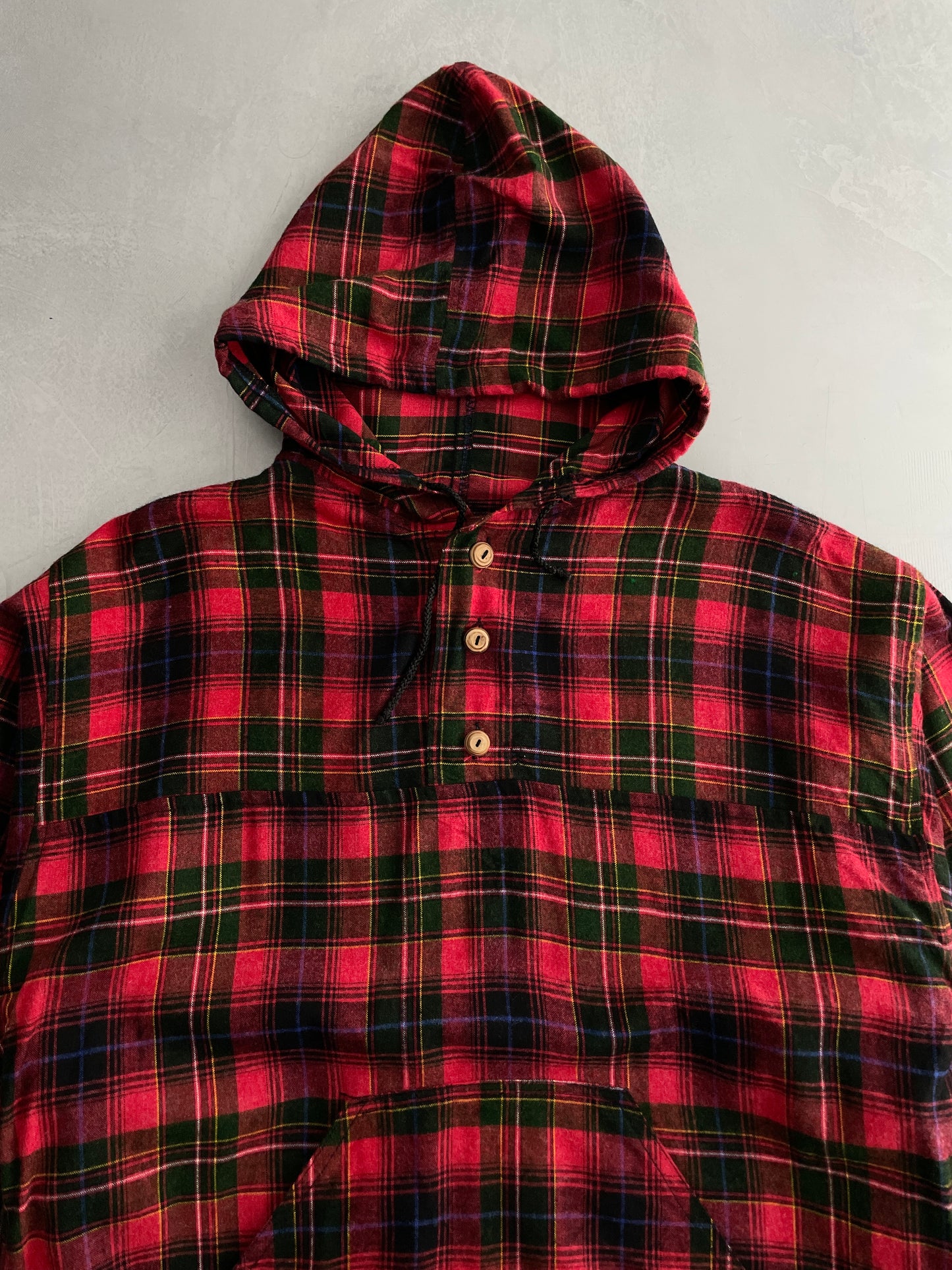 Tartan Hooded Pullover [L]