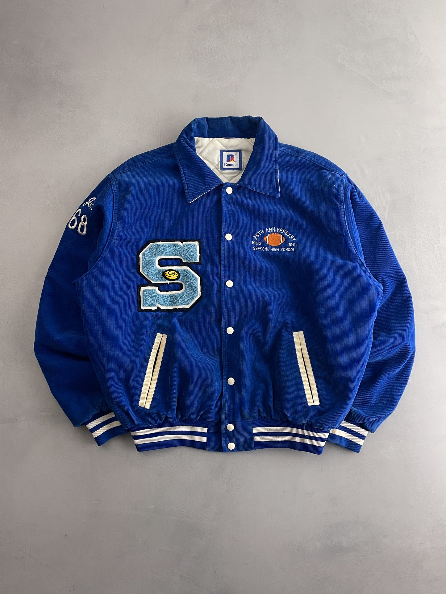 Seekonk Football Cord Varsity Jacket [XL]