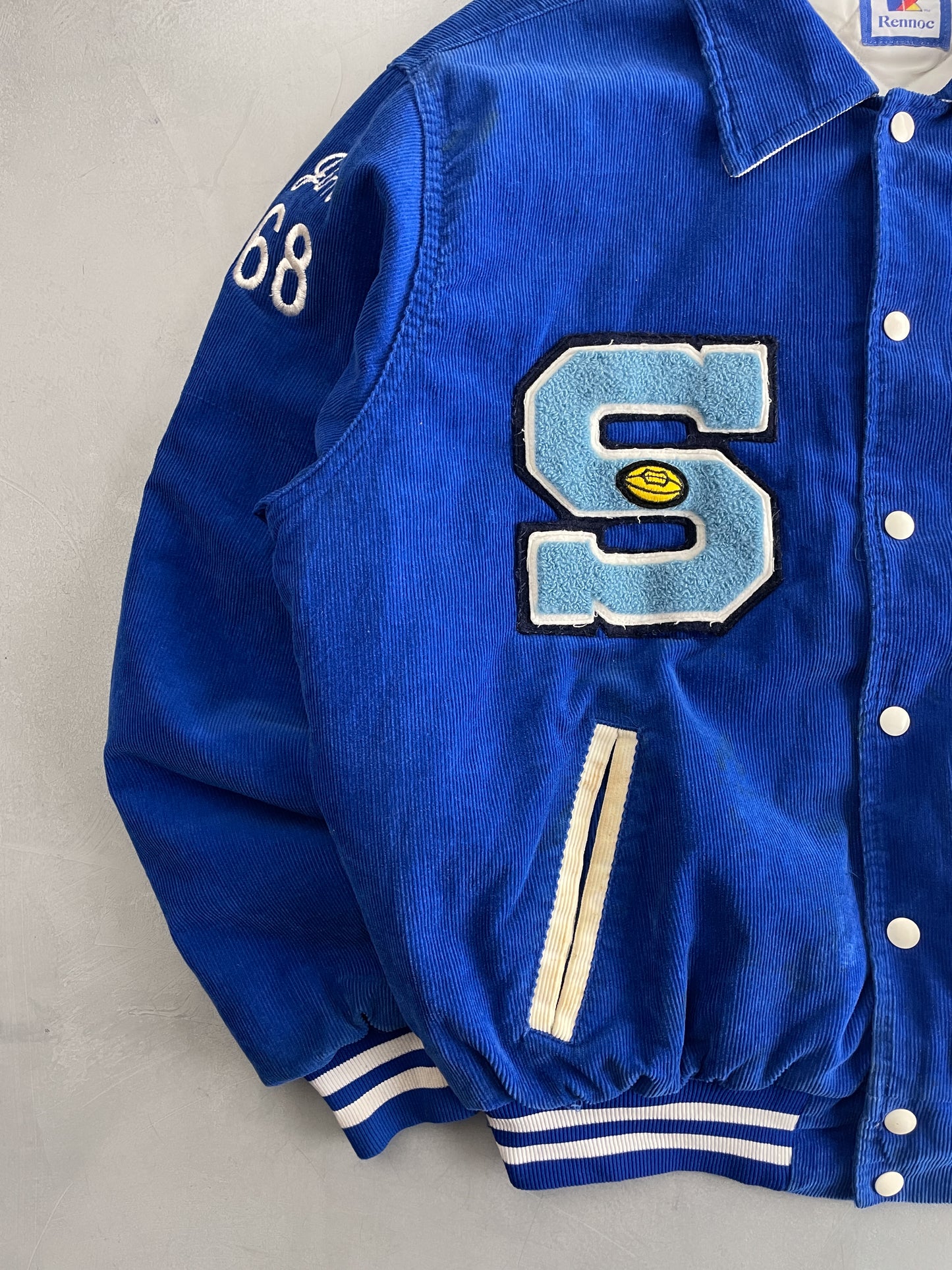 Seekonk Football Cord Varsity Jacket [XL]