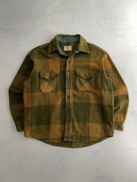60's C.P.O. Wool Overshirt [L]